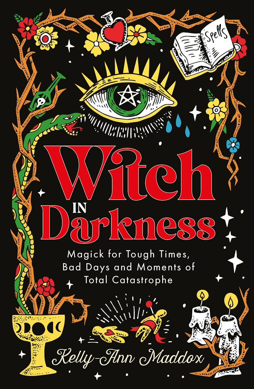 Witch in darkness